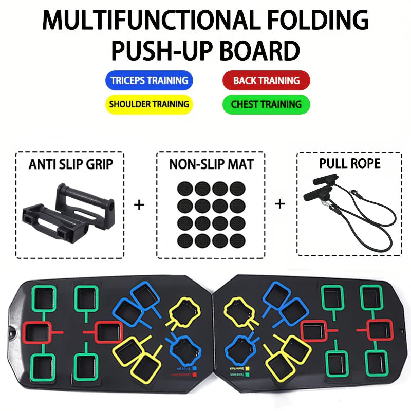 Multifunctional Folding Push Up Board