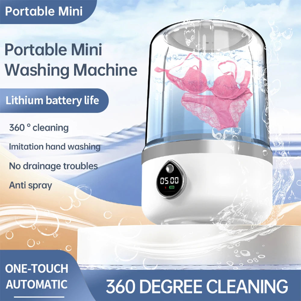 Mini Rechargeable Washing Machine