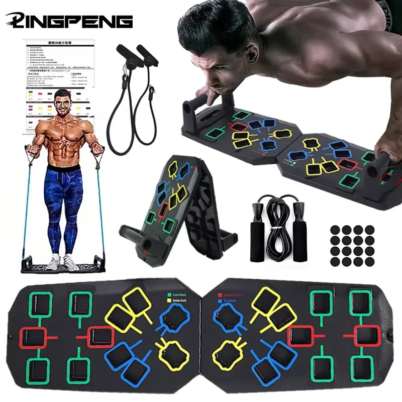 Multifunctional Folding Push Up Board