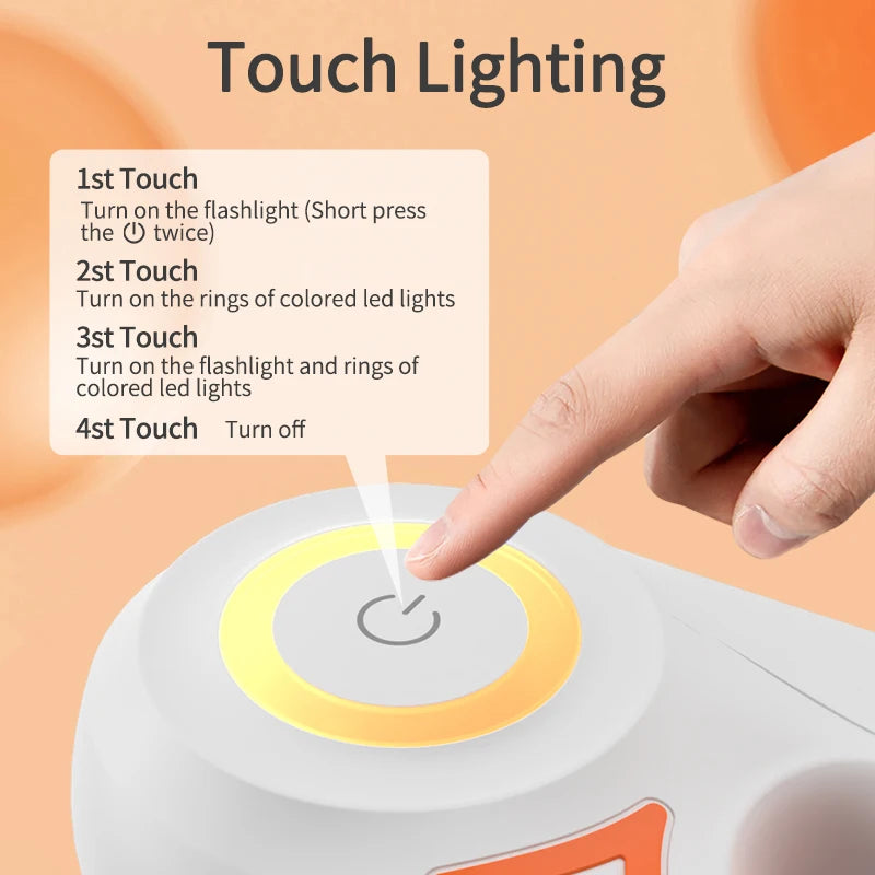 Dog Retractable Leash With Light