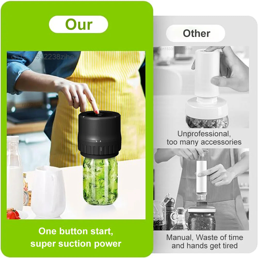 Electric Mason Jar Vacuum Sealer