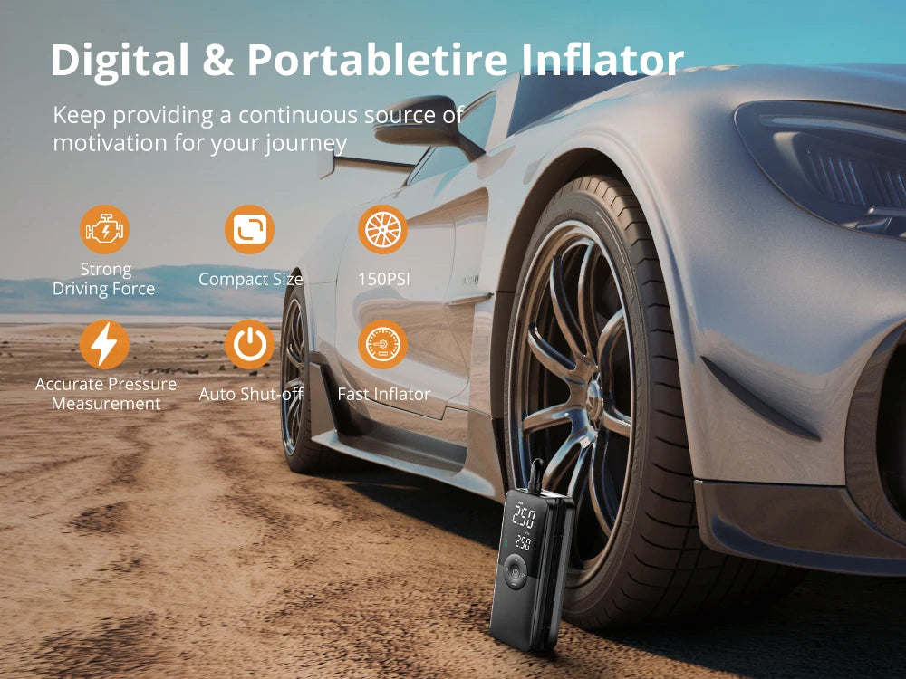 Electric Portable Tire Inflator