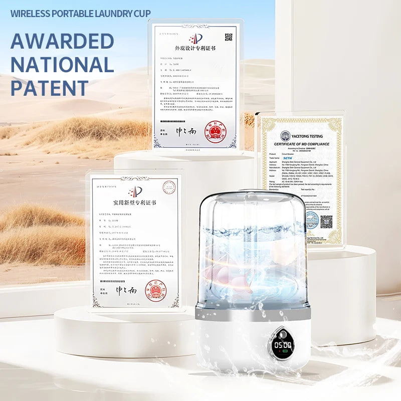 Mini Rechargeable Washing Machine