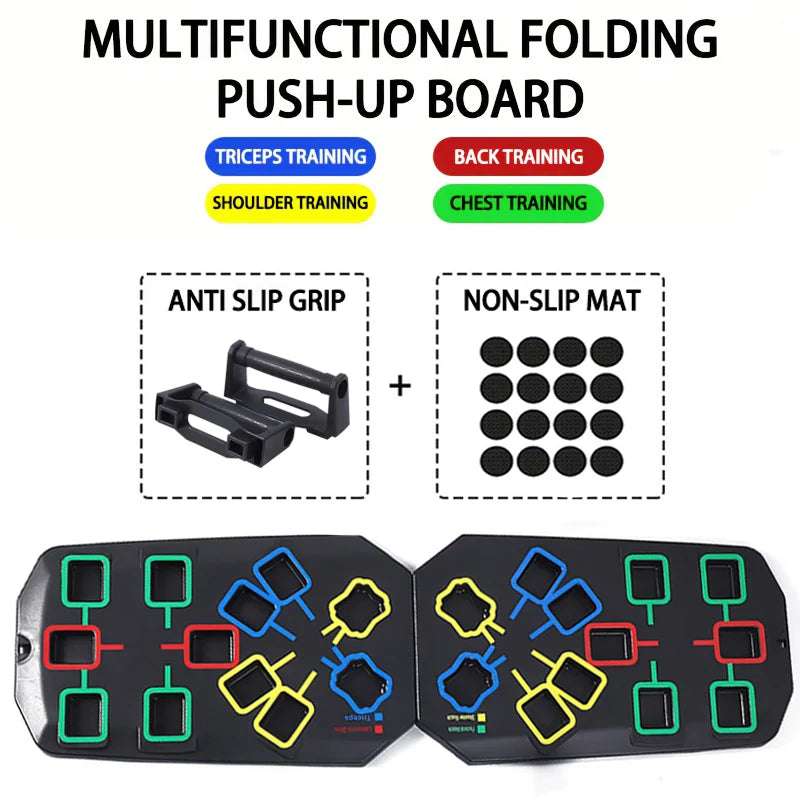 Multifunctional Folding Push Up Board