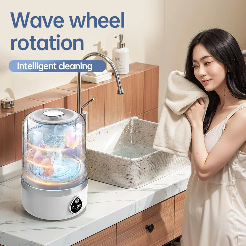 Mini Rechargeable Washing Machine
