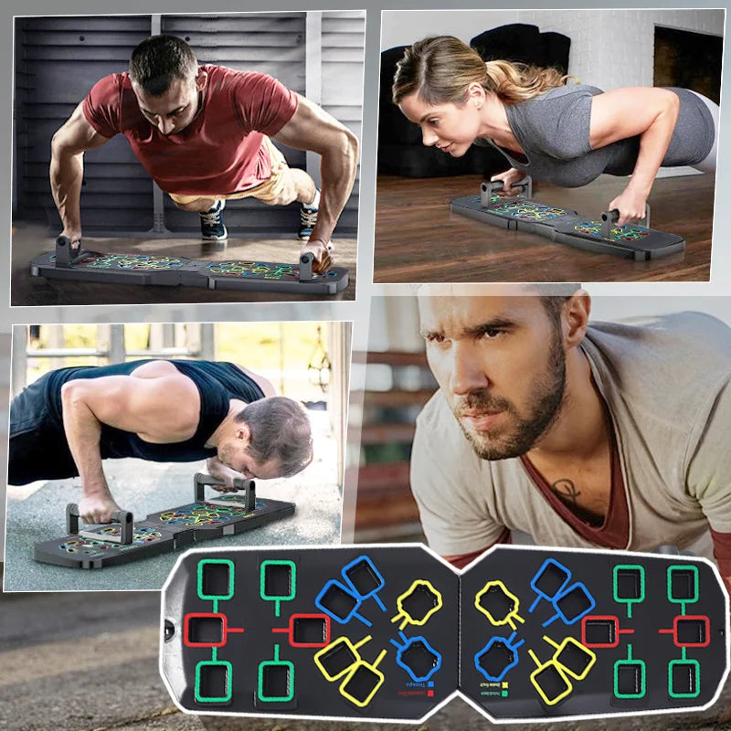 Multifunctional Folding Push Up Board