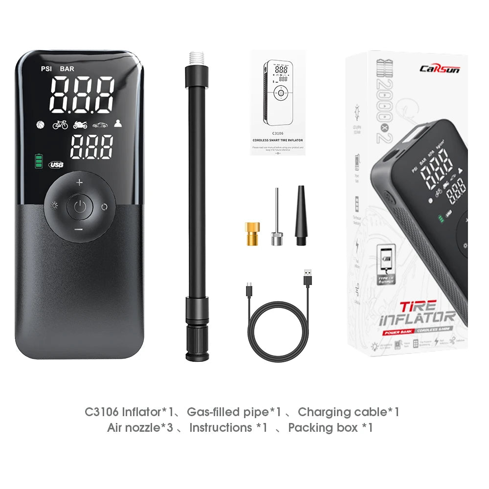 Electric Portable Tire Inflator